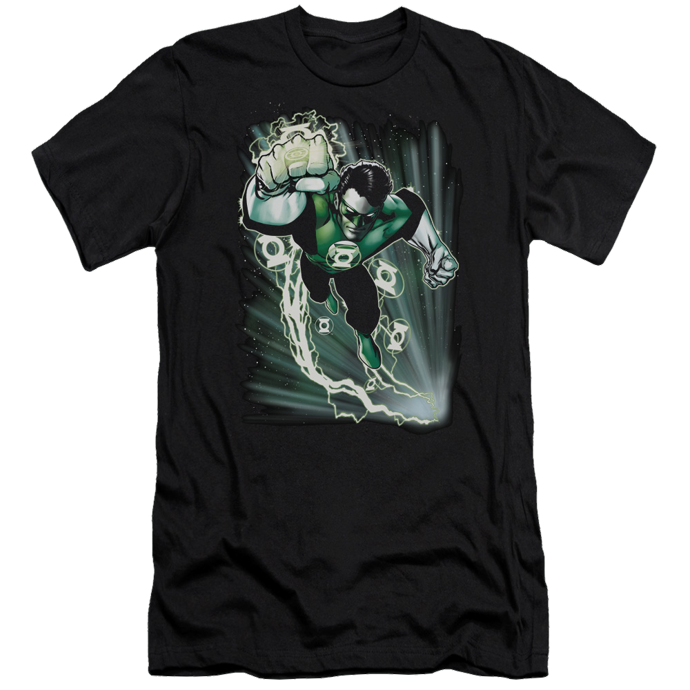 Green Lantern Emerald Energy - Men's Premium Slim Fit T-Shirt Men's Premium Slim Fit T-Shirt Green Lantern   