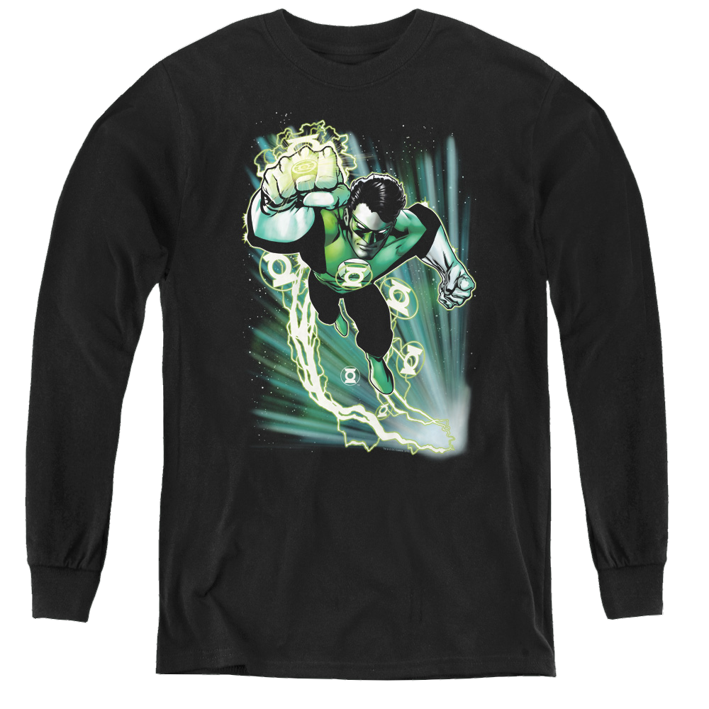 Green Lantern Emerald Energy - Youth Long Sleeve T-Shirt Youth Long Sleeve T-Shirt Green Lantern   