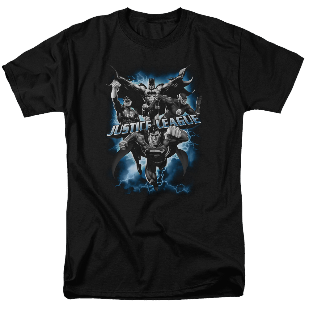 Justice League Justice Storm Men's Regular Fit T-Shirt Men's Regular Fit T-Shirt Justice League   