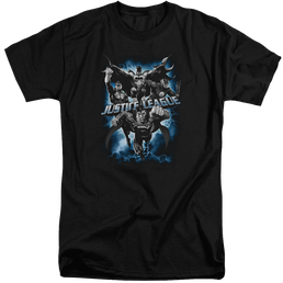 Justice League Justice Storm Men's Tall Fit T-Shirt Men's Tall Fit T-Shirt Justice League   