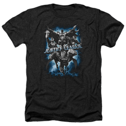 Justice League Justice Storm Men's Heather T-Shirt Men's Heather T-Shirt Justice League   