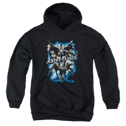 Justice League Justice Storm - Youth Hoodie Youth Hoodie (Ages 8-12) Justice League   