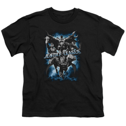 Justice League Justice Storm - Youth T-Shirt Youth T-Shirt (Ages 8-12) Justice League   