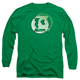 Green Lantern Gl Energy Logo - Men's Long Sleeve T-Shirt Men's Long Sleeve T-Shirt Green Lantern   