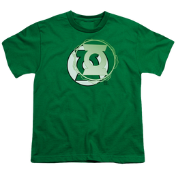 Green Lantern Gl Energy Logo - Youth T-Shirt Youth T-Shirt (Ages 8-12) Green Lantern   