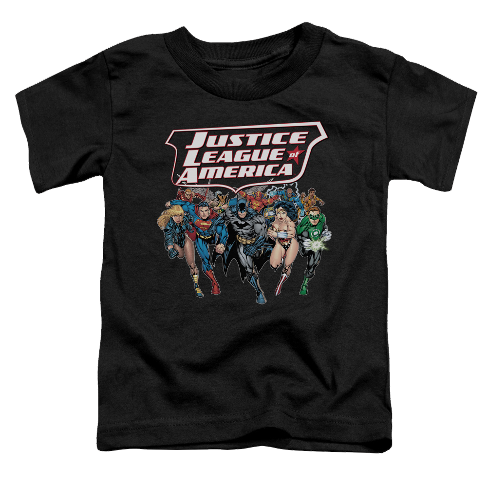 Justice League Charging Justice - Toddler T-Shirt Toddler T-Shirt Justice League   