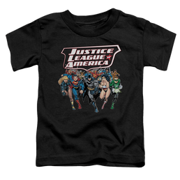 Justice League Charging Justice - Toddler T-Shirt Toddler T-Shirt Justice League   