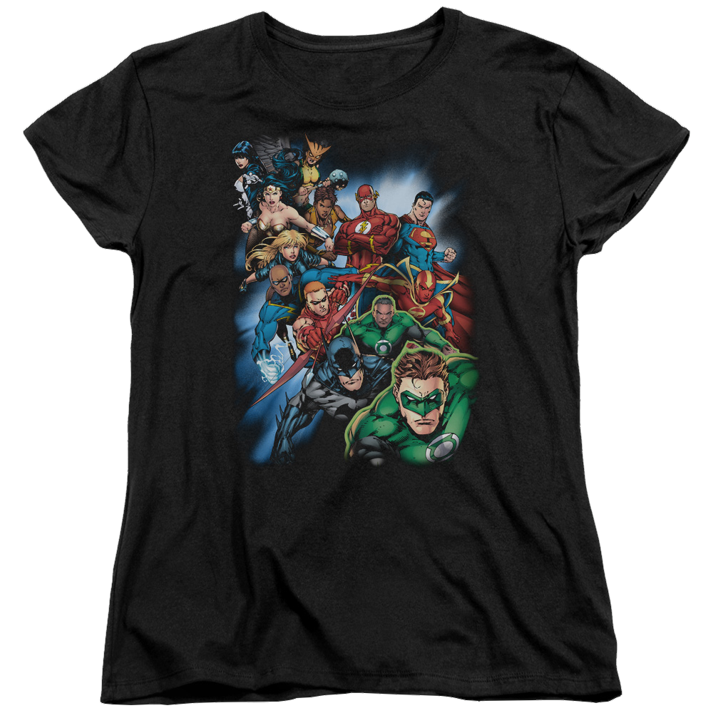 Justice League Heroes Unite Women's T-Shirt Women's T-Shirt Justice League   
