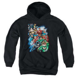 Justice League Heroes Unite - Youth Hoodie Youth Hoodie (Ages 8-12) Justice League   