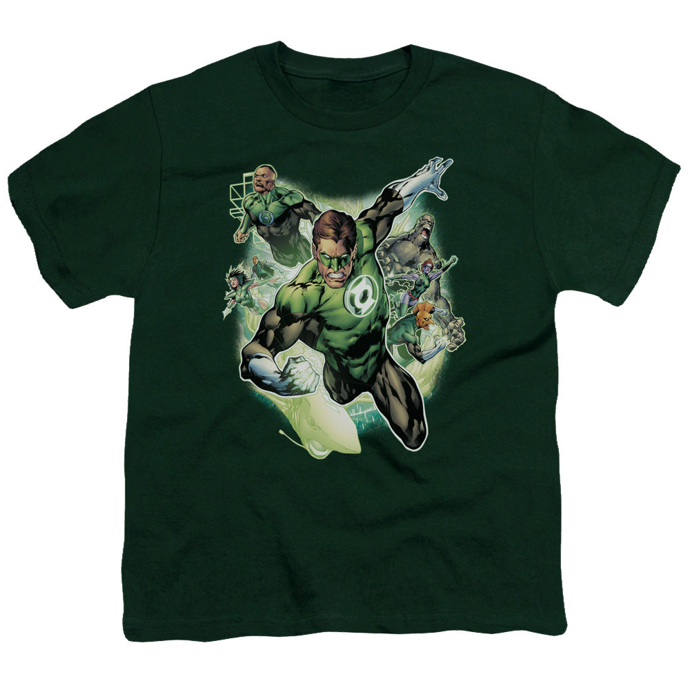 Green Lantern Flying Corps - Youth T-Shirt Youth T-Shirt (Ages 8-12) Green Lantern   