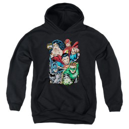 Justice League Break Free - Youth Hoodie Youth Hoodie (Ages 8-12) Justice League   