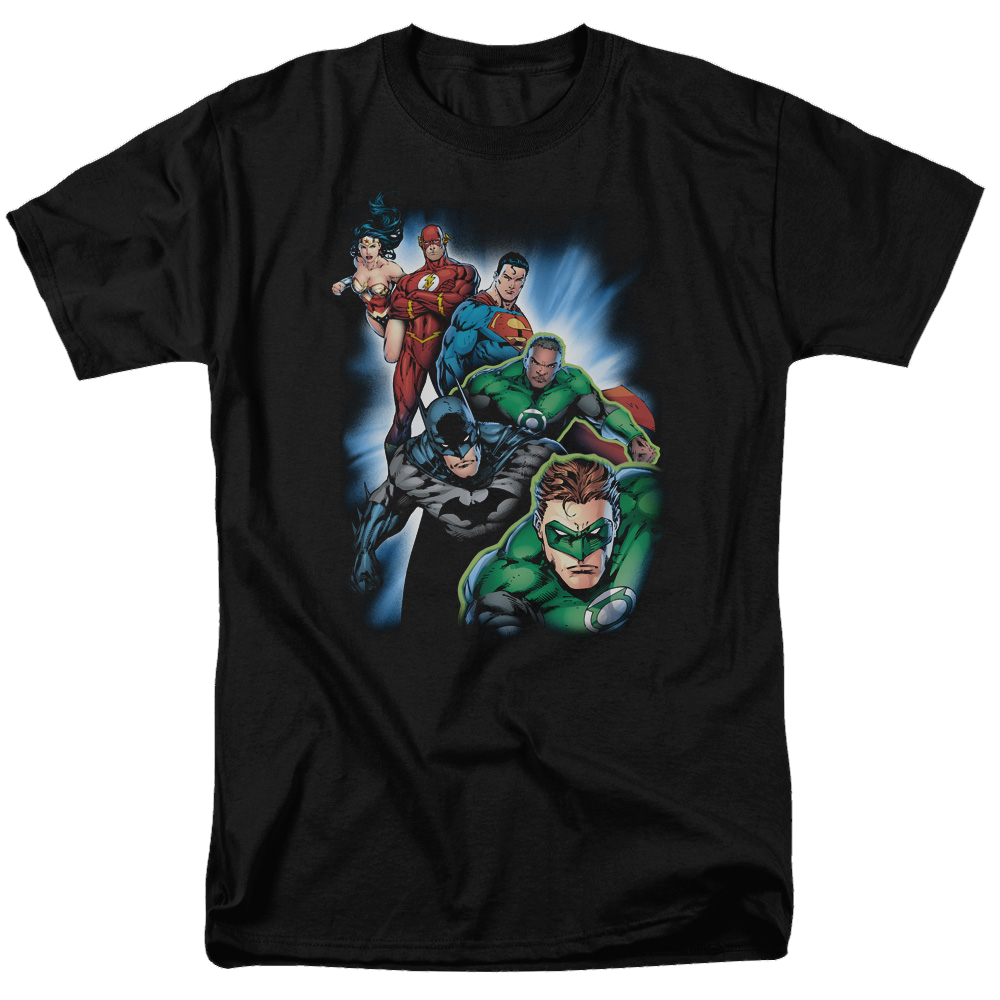 Justice League Heroes Unite Men's Regular Fit T-Shirt Men's Regular Fit T-Shirt Justice League   
