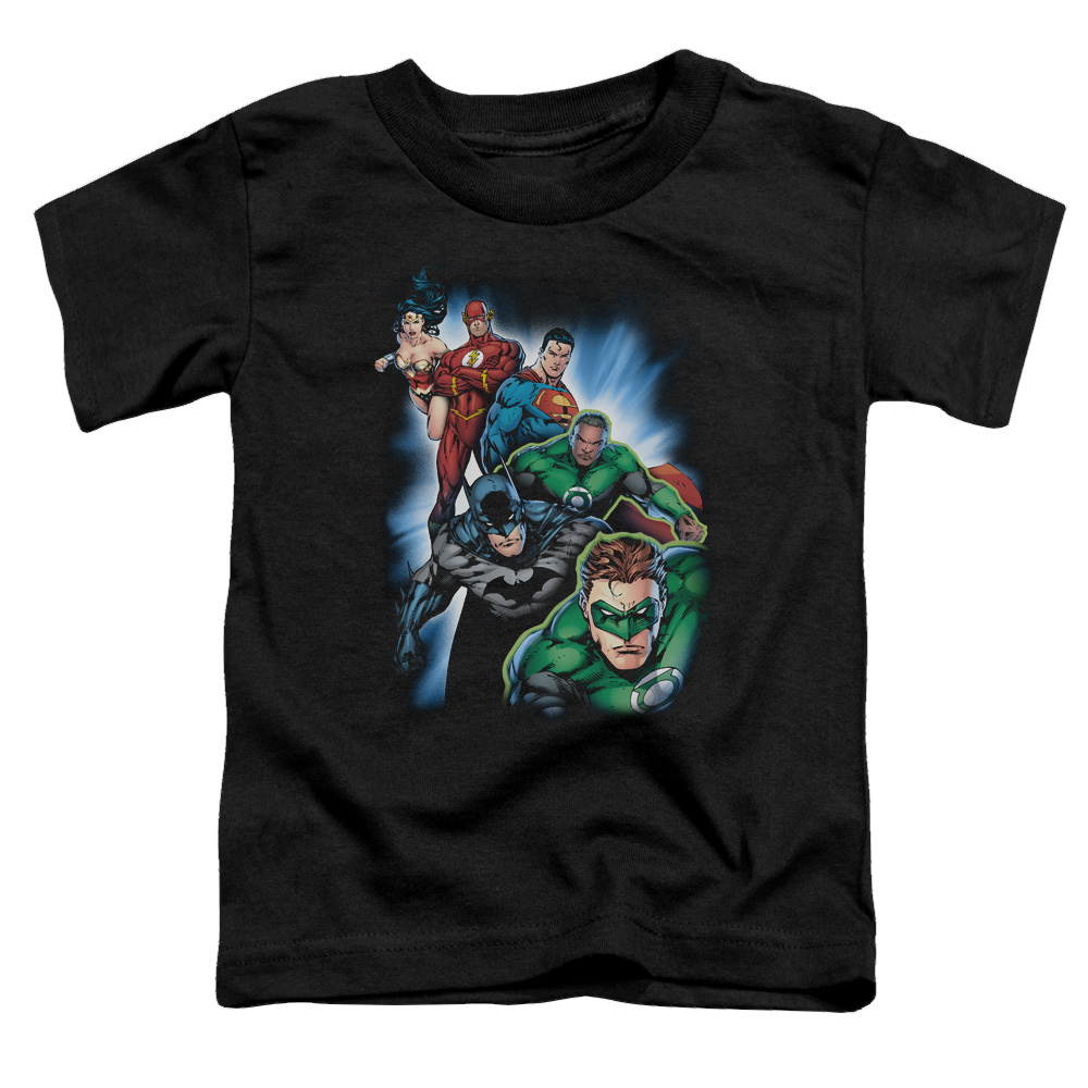 Justice League Heroes Unite - Toddler T-Shirt Toddler T-Shirt Justice League   