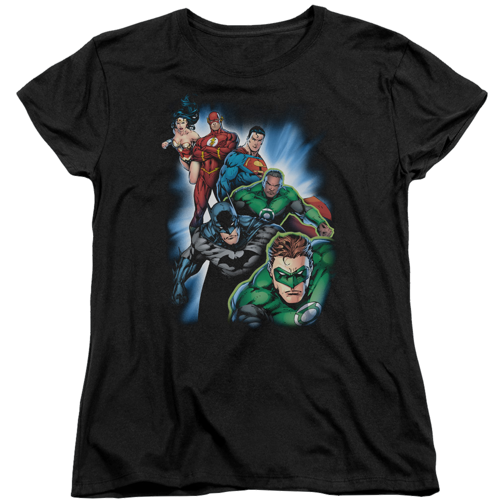 Justice League Heroes Unite Women's T-Shirt Women's T-Shirt Justice League   