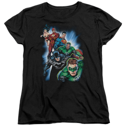 Justice League Heroes Unite Women's T-Shirt Women's T-Shirt Justice League   