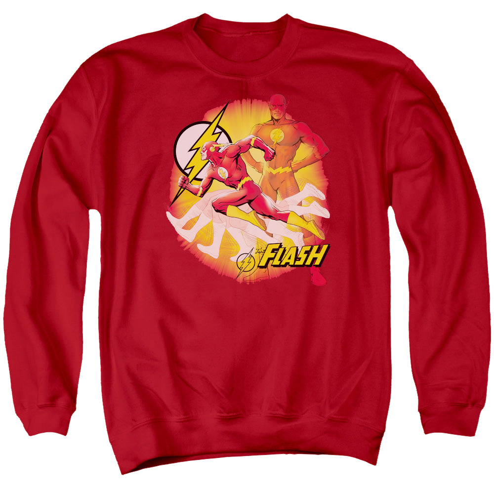 Flash, The Lightning Fast - Men's Crewneck Sweatshirt Men's Crewneck Sweatshirt The Flash   