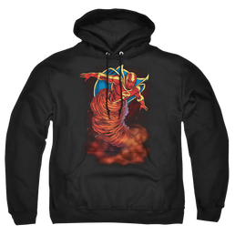 Justice League Tornado Cloud Pullover Hoodie Pullover Hoodie DC Comics   