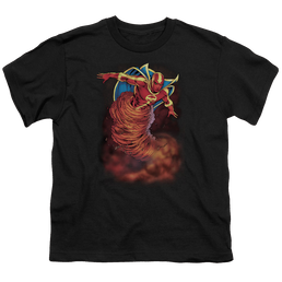 More DC Characters Tornado Cloud - Youth T-Shirt Youth T-Shirt (Ages 8-12) DC Comics   