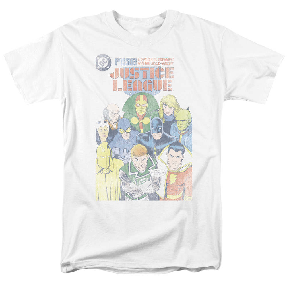 Justice League Justice League #1 Cover Men's Regular Fit T-Shirt Men's Regular Fit T-Shirt Justice League   