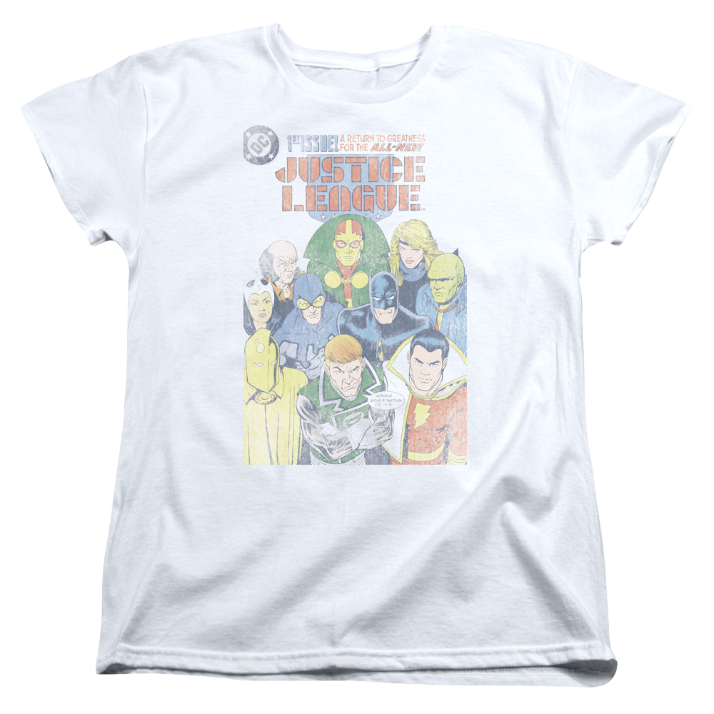 Justice League Justice League #1 Cover Women's T-Shirt Women's T-Shirt Justice League   