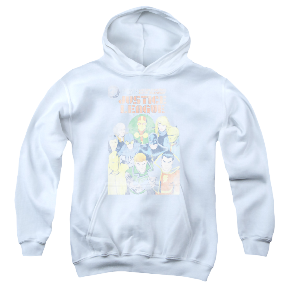 Justice League Justice League #1 Cover - Youth Hoodie Youth Hoodie (Ages 8-12) Justice League   