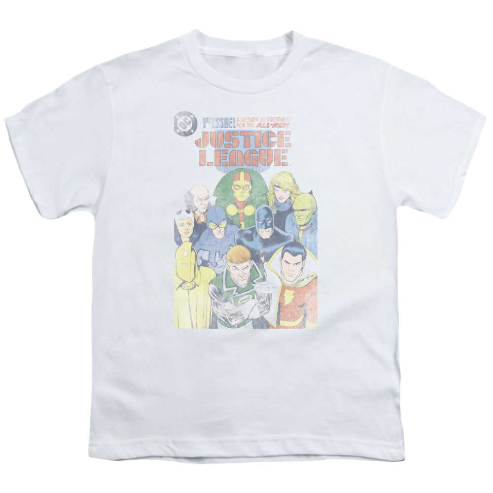 Justice League Justice League #1 Cover - Youth T-Shirt Youth T-Shirt (Ages 8-12) Justice League   