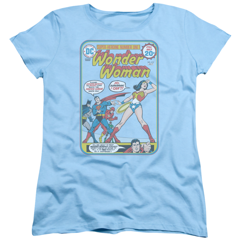 Justice League Ww #212 Cover Women's T-Shirt Women's T-Shirt Wonder Woman   