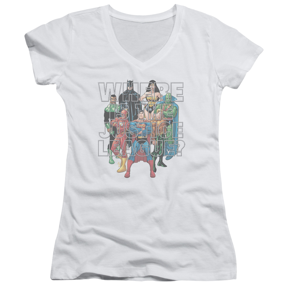 Justice League Classified #1 Cover Juniors V-Neck T-Shirt Juniors V-Neck T-Shirt Justice League   