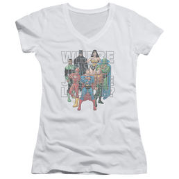 Justice League Classified #1 Cover Juniors V-Neck T-Shirt Juniors V-Neck T-Shirt Justice League   