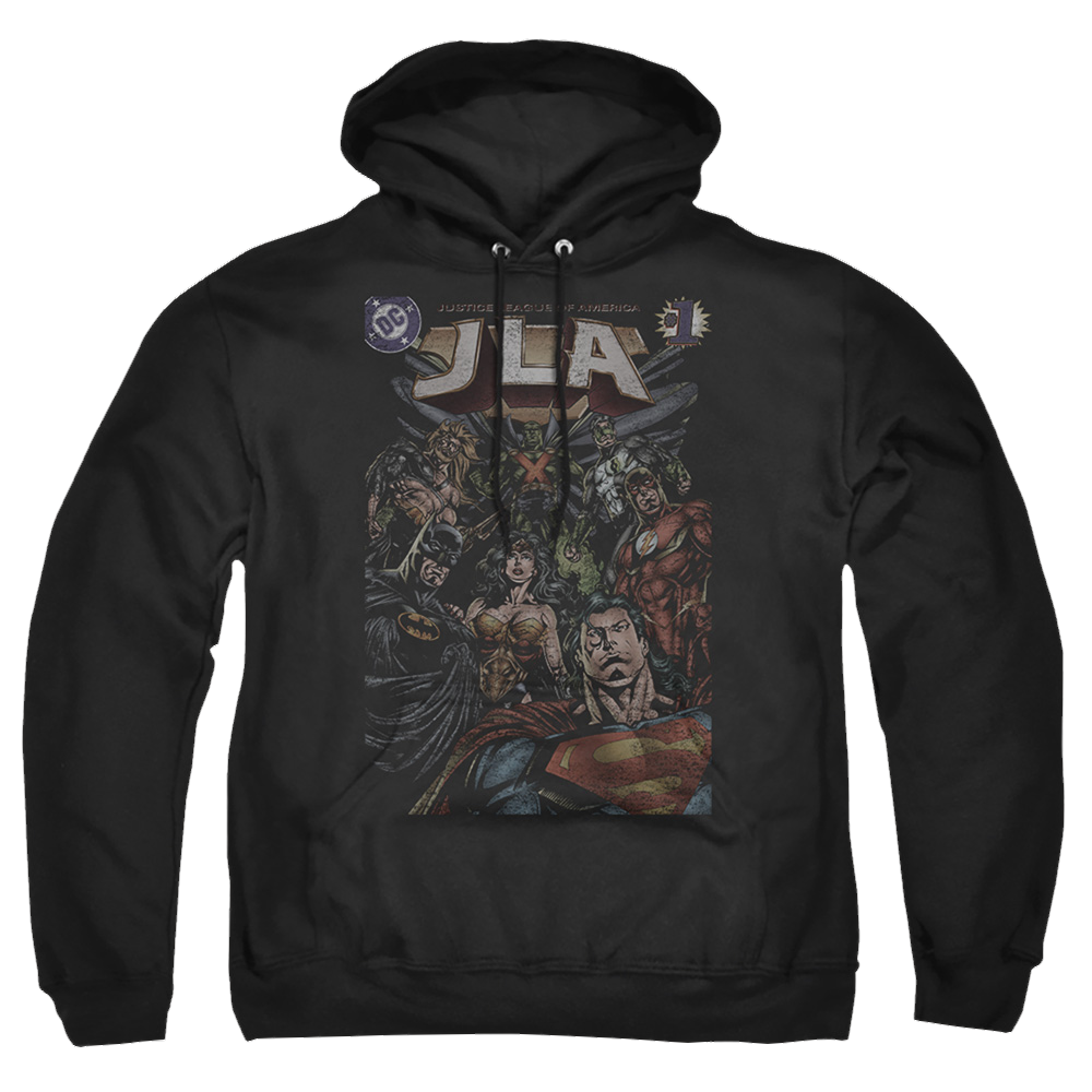 Justice League #1 Cover Pullover Hoodie Pullover Hoodie Justice League   