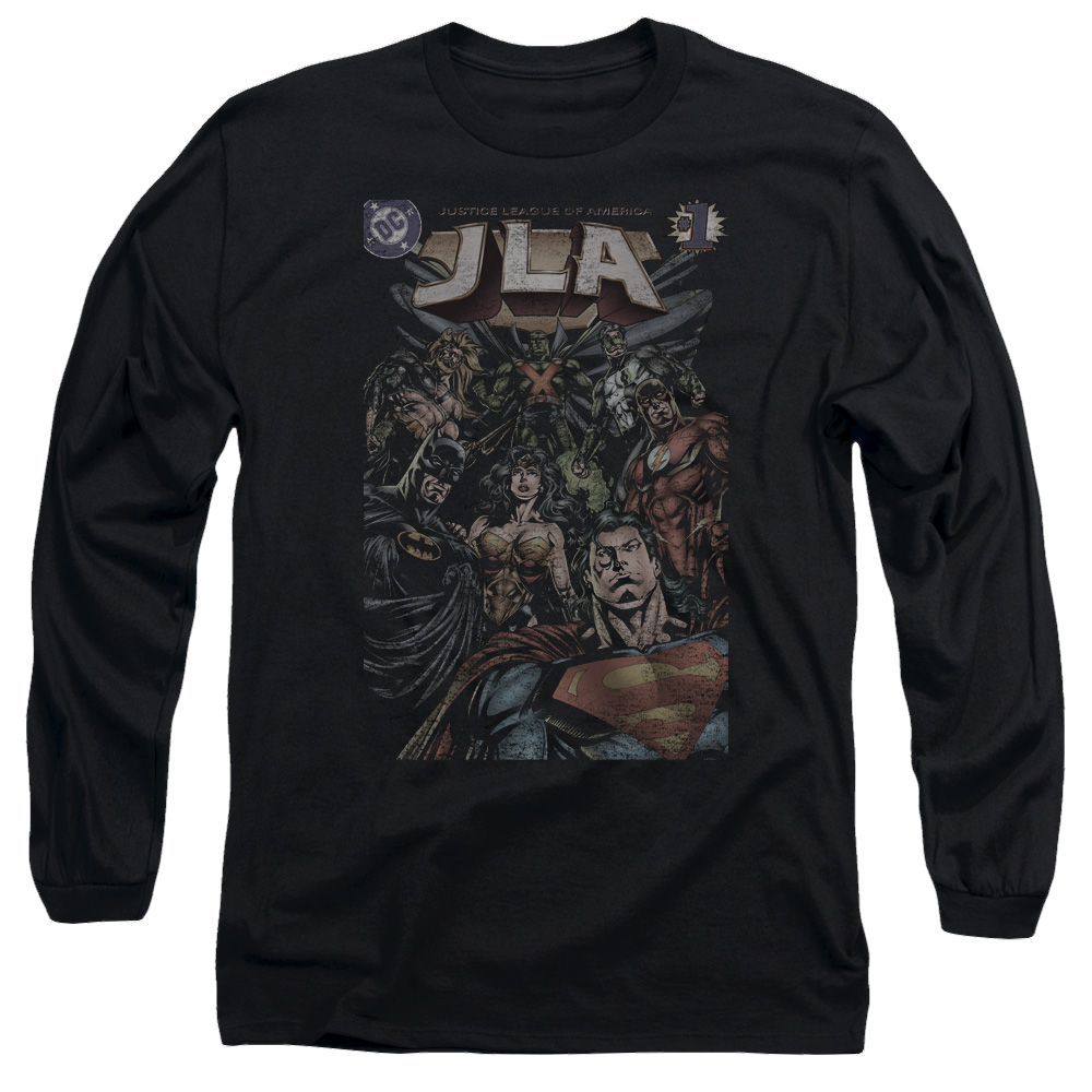 Justice League #1 Cover Men's Long Sleeve T-Shirt Men's Long Sleeve T-Shirt Justice League   