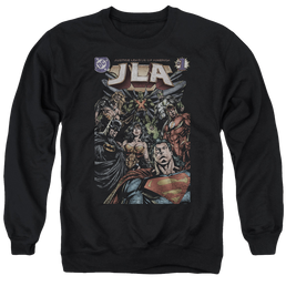 Justice League #1 Cover Men's Crewneck Sweatshirt Men's Crewneck Sweatshirt Justice League   