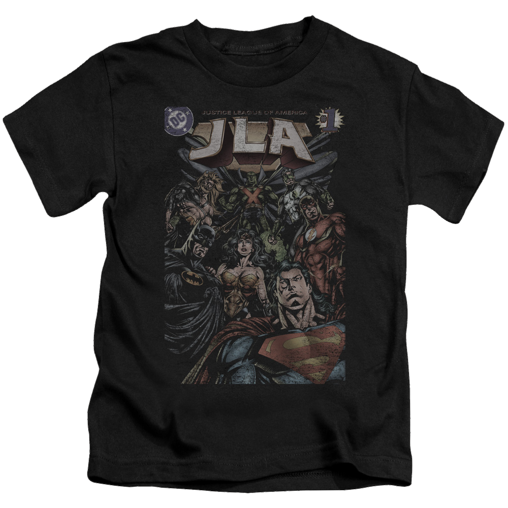 Justice League #1 Cover - Kid's T-Shirt Kid's T-Shirt (Ages 4-7) Justice League   