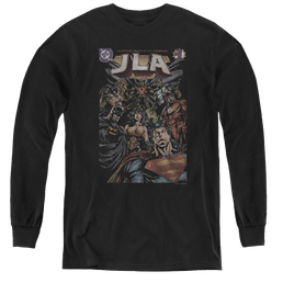 Justice League #1 Cover - Youth Long Sleeve T-Shirt Youth Long Sleeve T-Shirt Justice League   