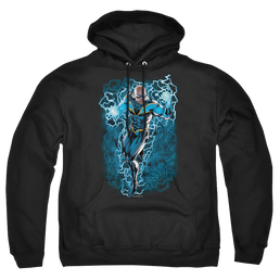 Justice League Black Lightning Bolts Pullover Hoodie Pullover Hoodie DC Comics   