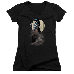 Justice League Zatanna Illusion Juniors V-Neck T-Shirt Juniors V-Neck T-Shirt DC Comics   