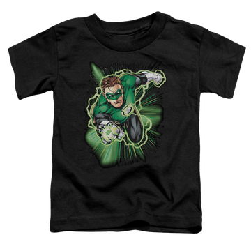 Black toddler t-shirt with Green Lantern Energy graphic