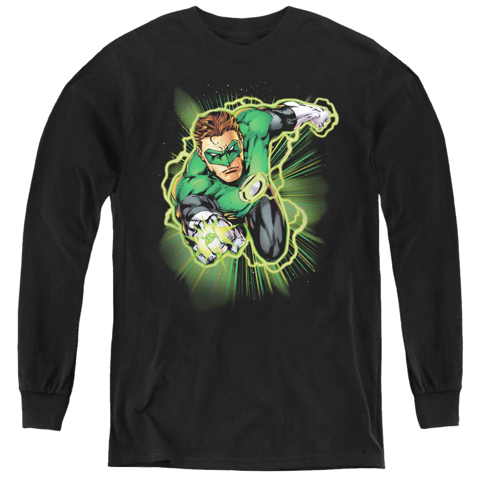 Green Lantern Green Lantern Energy - Youth Long Sleeve T-Shirt Youth Long Sleeve T-Shirt Green Lantern   