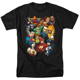 Justice League The Leagues All Here Men's Regular Fit T-Shirt Men's Regular Fit T-Shirt Justice League   
