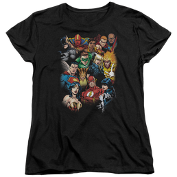 Justice League The Leagues All Here Women's T-Shirt Women's T-Shirt Justice League   
