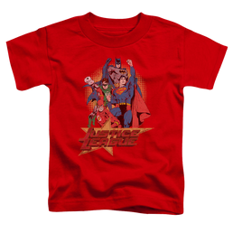 Justice League Raise Your Fist - Kid's T-Shirt Kid's T-Shirt (Ages 4-7) Justice League   