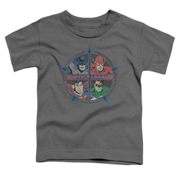 Justice League Four Heroes - Kid's T-Shirt Kid's T-Shirt (Ages 4-7) Justice League   