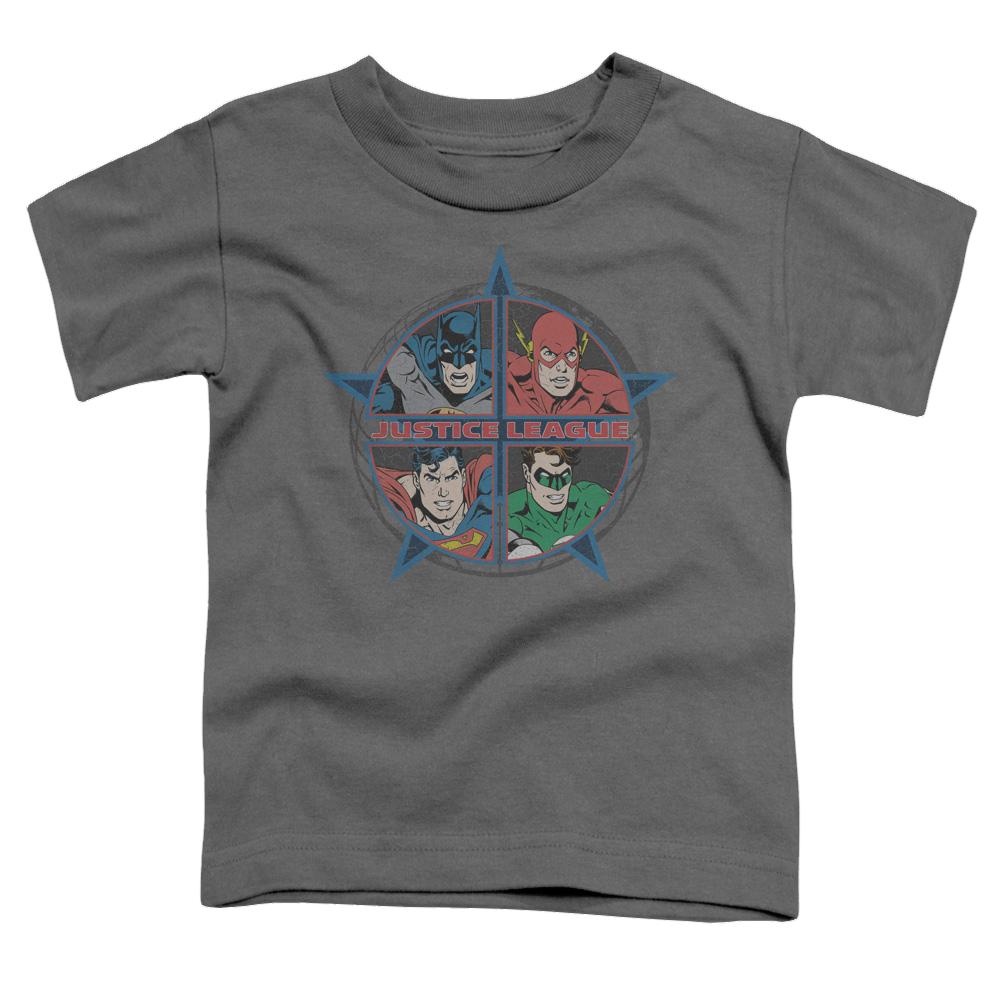Justice League Four Heroes - Toddler T-Shirt Toddler T-Shirt Justice League   