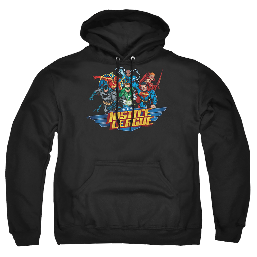 Justice League Ready To Fight Pullover Hoodie Pullover Hoodie Justice League   