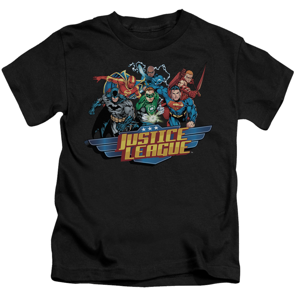 Justice League Ready To Fight - Kid's T-Shirt Kid's T-Shirt (Ages 4-7) Justice League   