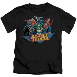 Justice League Ready To Fight - Kid's T-Shirt Kid's T-Shirt (Ages 4-7) Justice League   