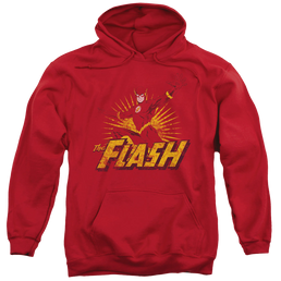 Flash, The Flash Rough Distress - Pullover Hoodie Pullover Hoodie The Flash   
