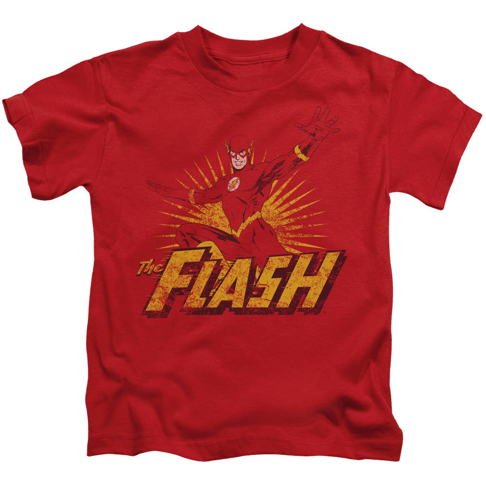 Flash, The Flash Rough Distress - Kid's T-Shirt Kid's T-Shirt (Ages 4-7) The Flash   