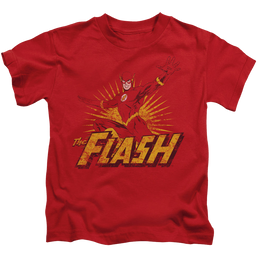 Flash, The Flash Rough Distress - Kid's T-Shirt Kid's T-Shirt (Ages 4-7) The Flash   