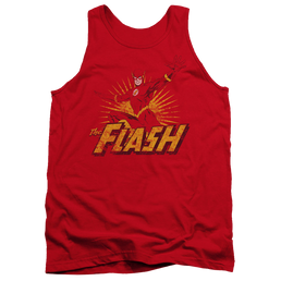 Flash, The Flash Rough Distress - Men's Tank Top Men's Tank The Flash   